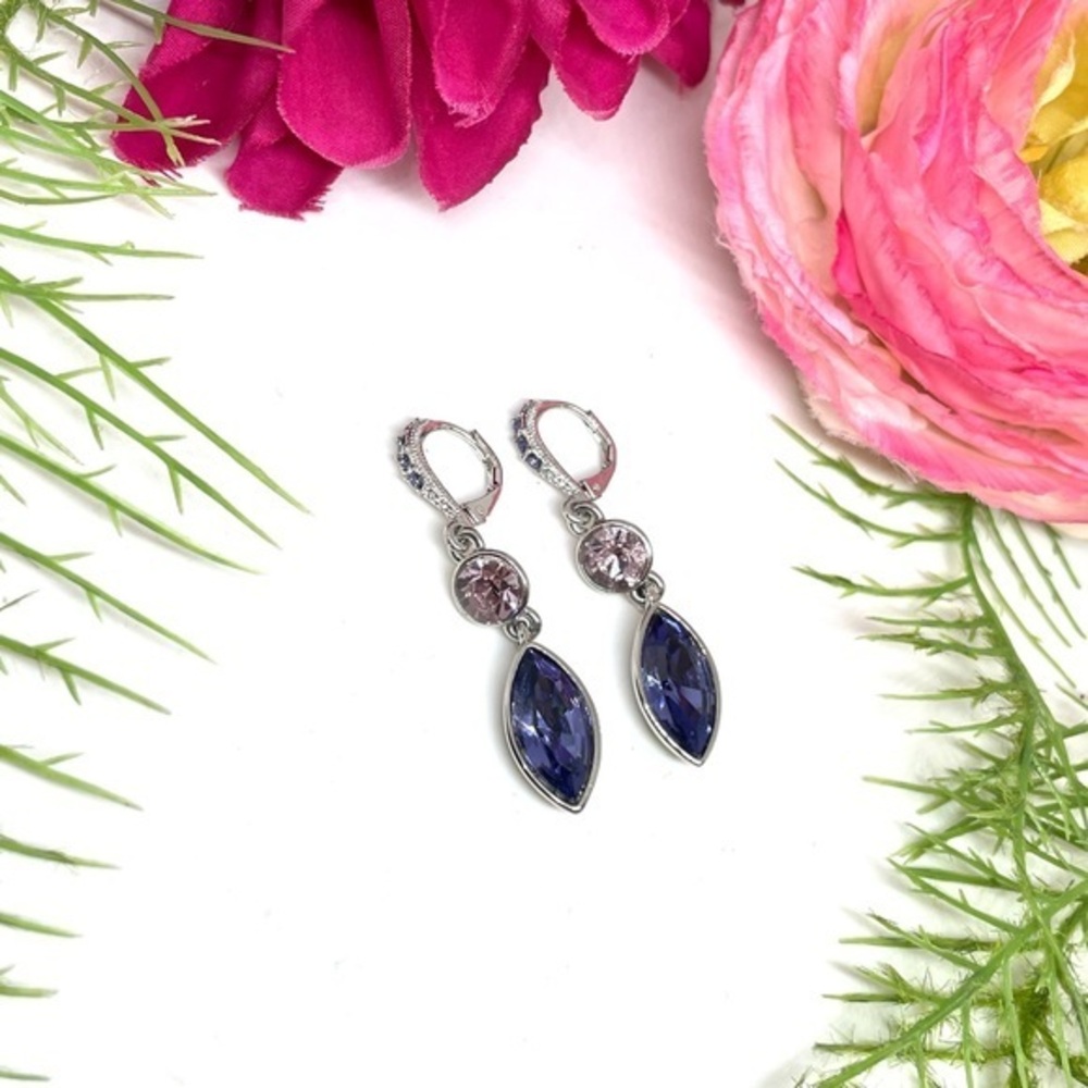 GIVENCHY⚜️Colorful Crystal Teardrop Earrings